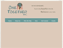 Tablet Screenshot of one-together.org